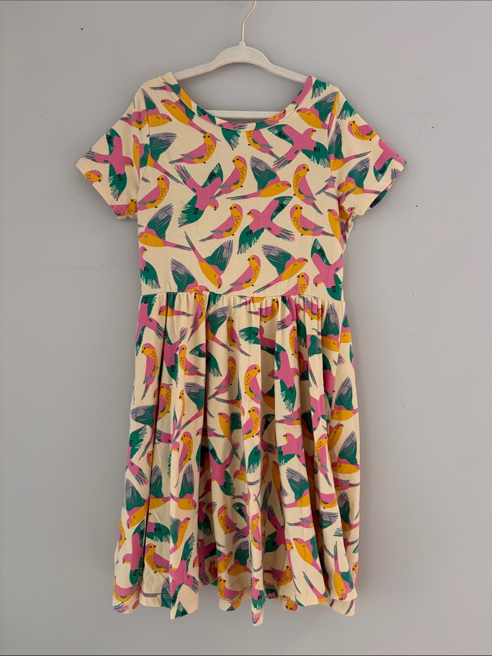 NWOT Tea Collection Parrot Short Sleeve Ballet Dress